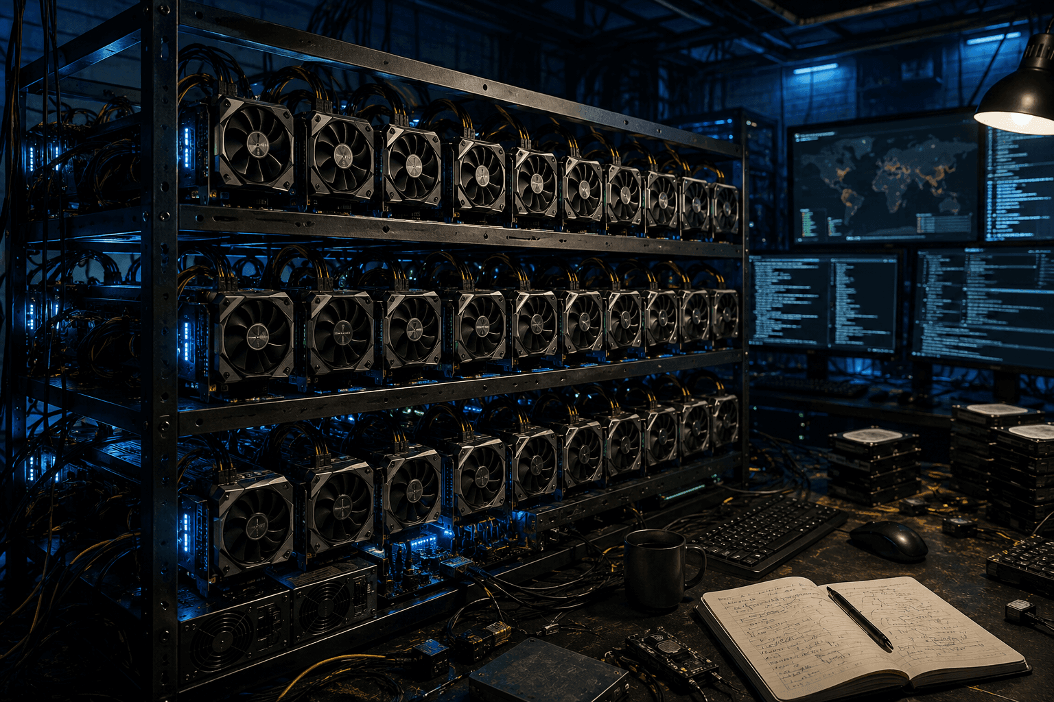 What Was a 45-GPU Cracking Farm Built For?
