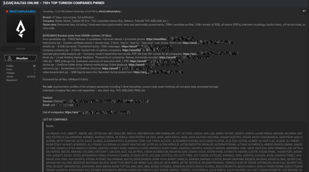 What a Turkish HR Provider Breach Reveals About Supply Chain Cyber Risk