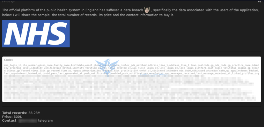 NHS England: A Sample-Backed Claim Involving Health and Identity Data