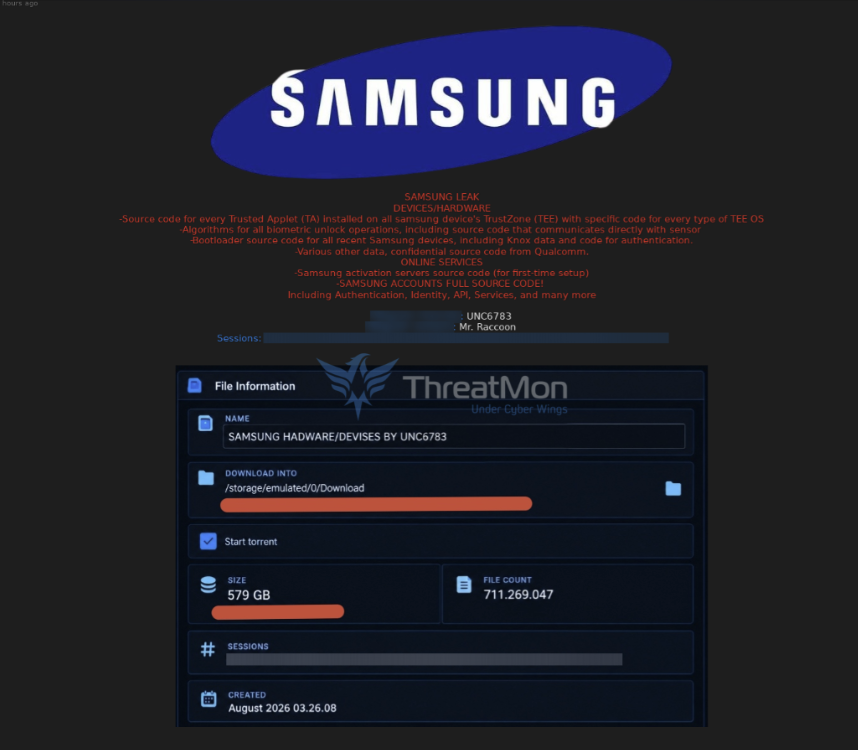 Samsung: A 579 GB Source Code Claim